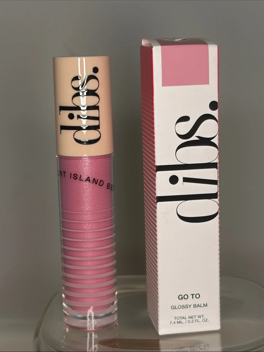 Dibs Glossier Go To Glossy Balm — Rock Candy
